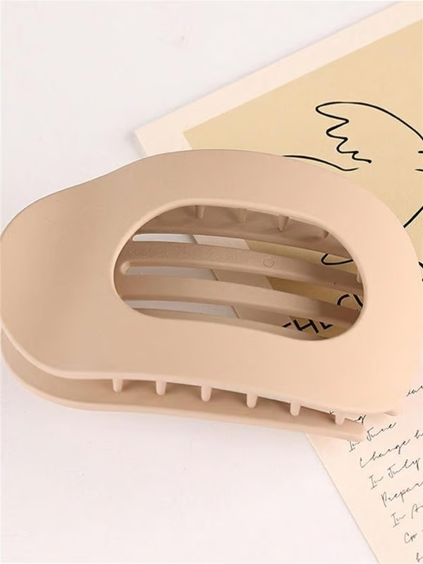 Casual Versatile Solid Colour Lay Flat Hair Clip