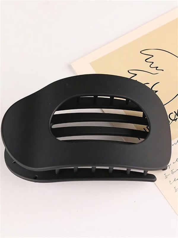Casual Versatile Solid Colour Lay Flat Hair Clip