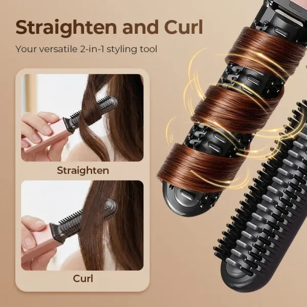 Portable Cordless Mini Hair Straightener Comb