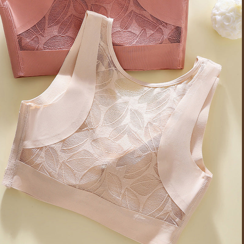 🔥Wide Strap Wireless Lace Support Bras
