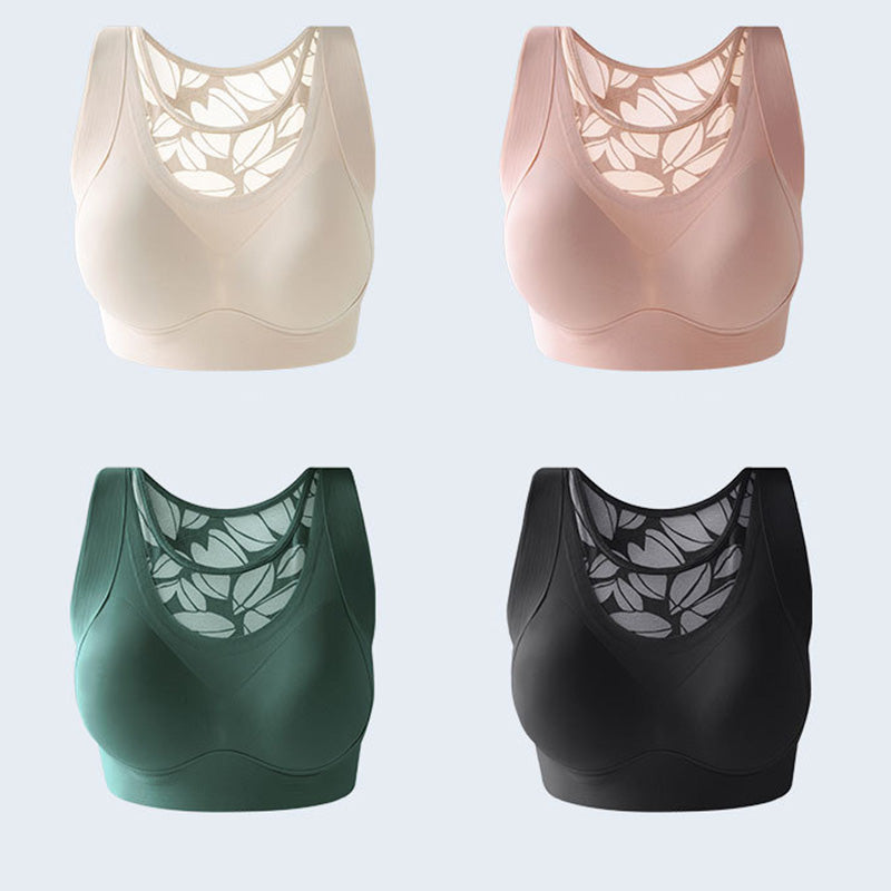 🔥Wide Strap Wireless Lace Support Bras